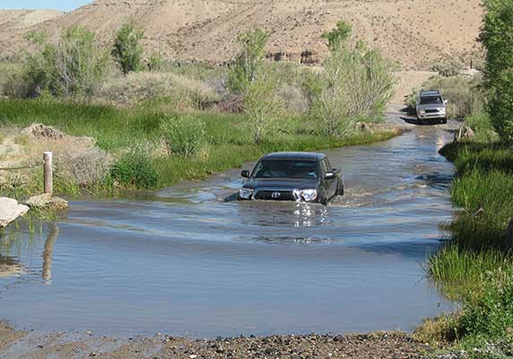 Mojave River Deep Water Crossing in Afton Canyon 2019